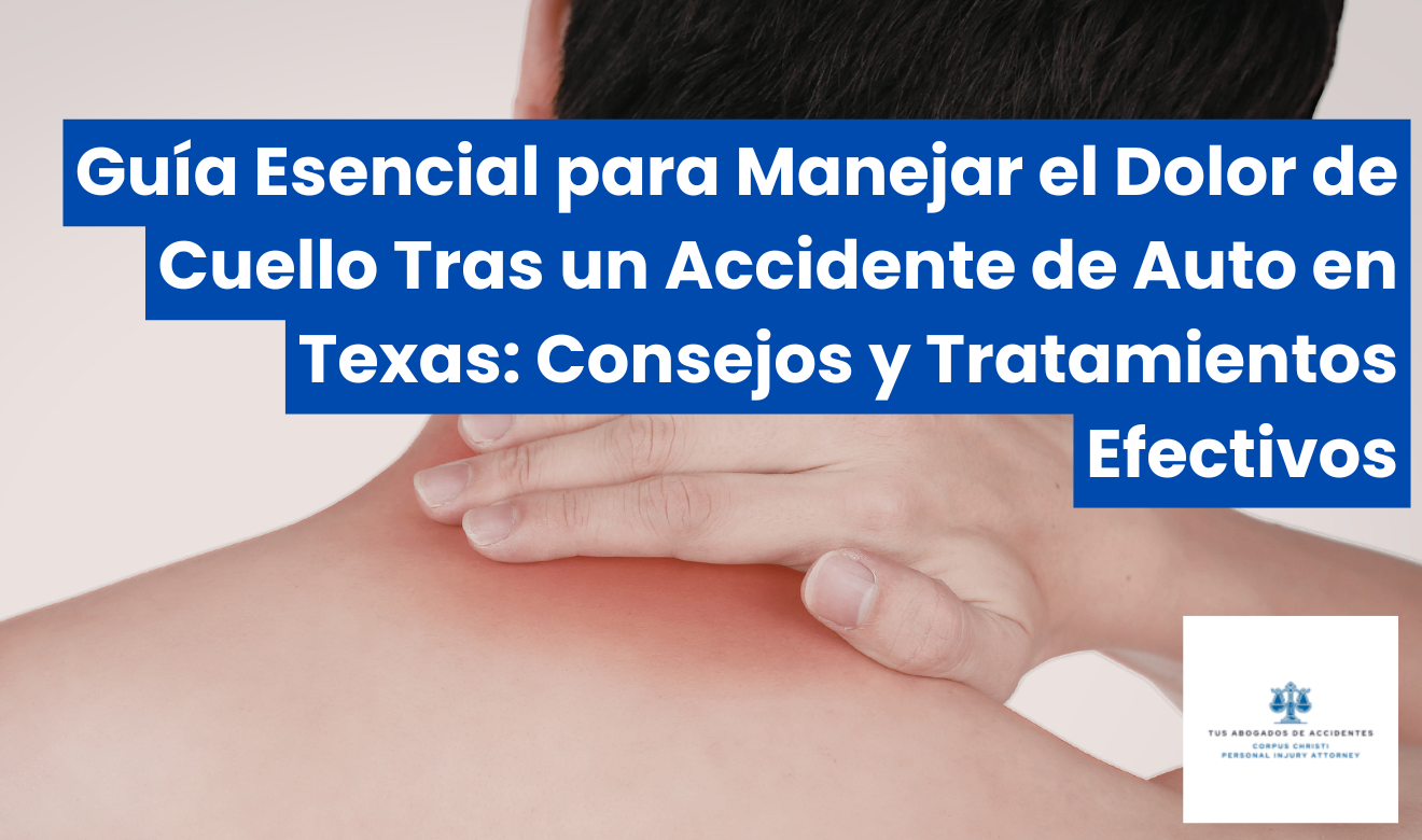me duele el cuello después de un accidente de auto