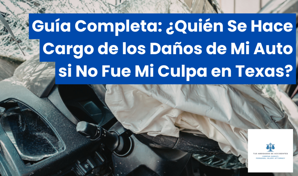 quién paga los daños de mi carro si no fue mi culpa