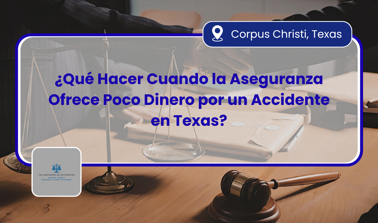 la aseguranza me ofrece poco dinero por mi accidente